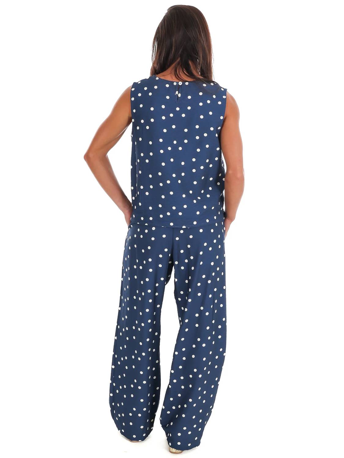 She + Sky - Sweet Talk Polka Dot Tank Top