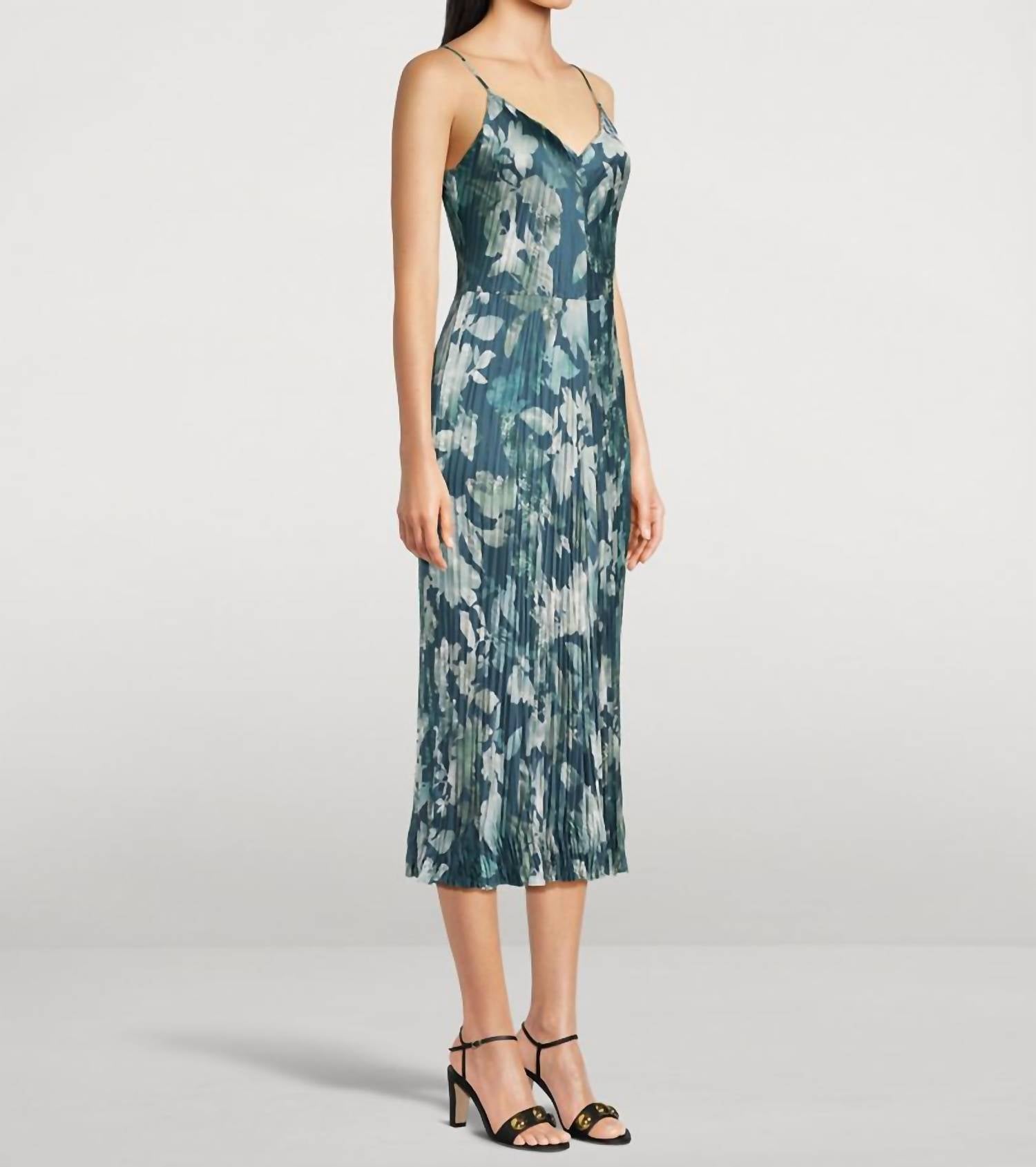 Vince - Shimmer Lake Satin Camisole Midi Dress