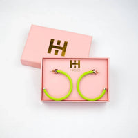 Hoo Hoops - Women's Lightweight Statement Earrings