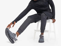 On Weather Zipped Ankle Hem Pants in black - men's pants - detail view