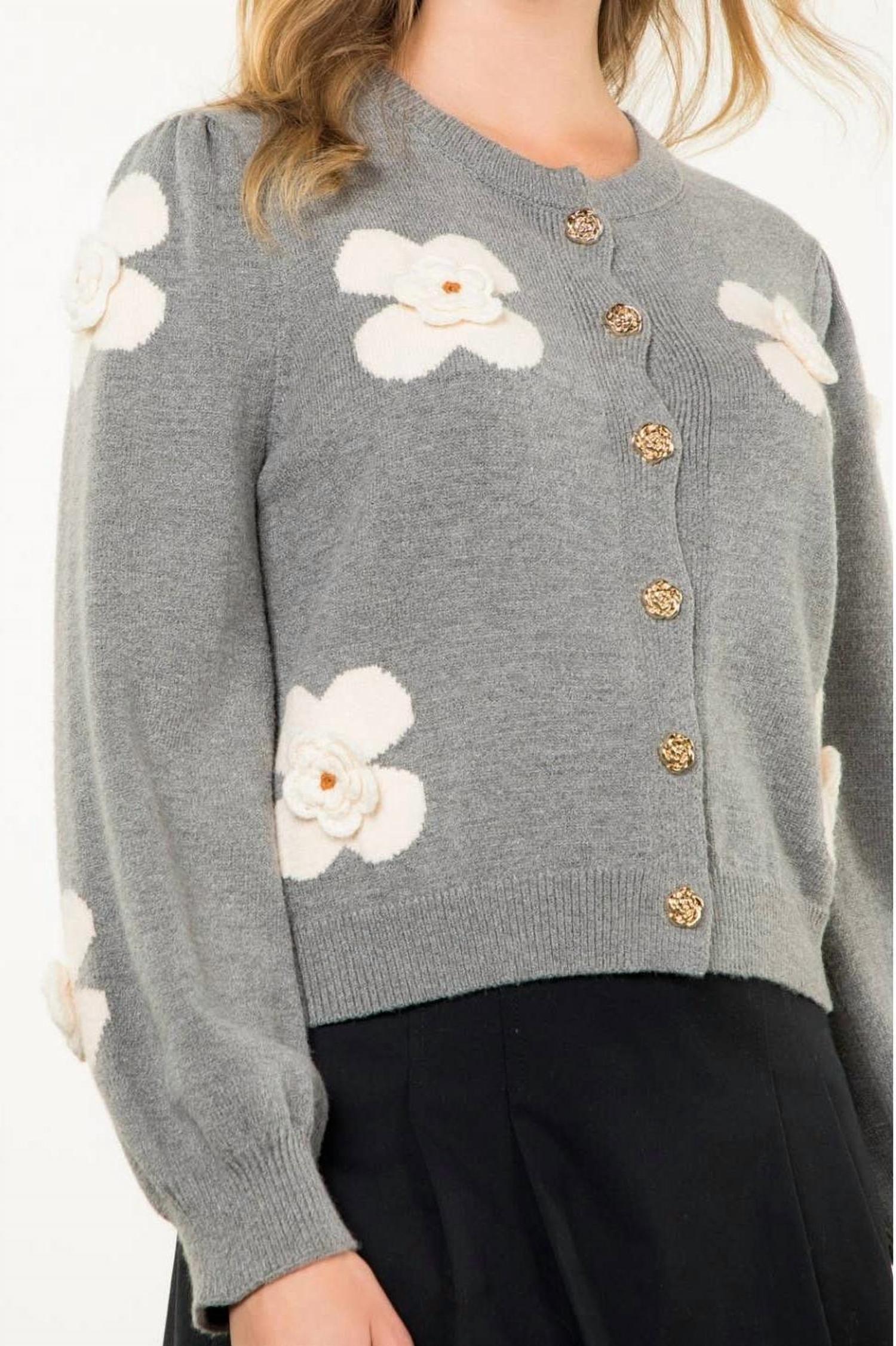Thml - Flower Detail Cardigan