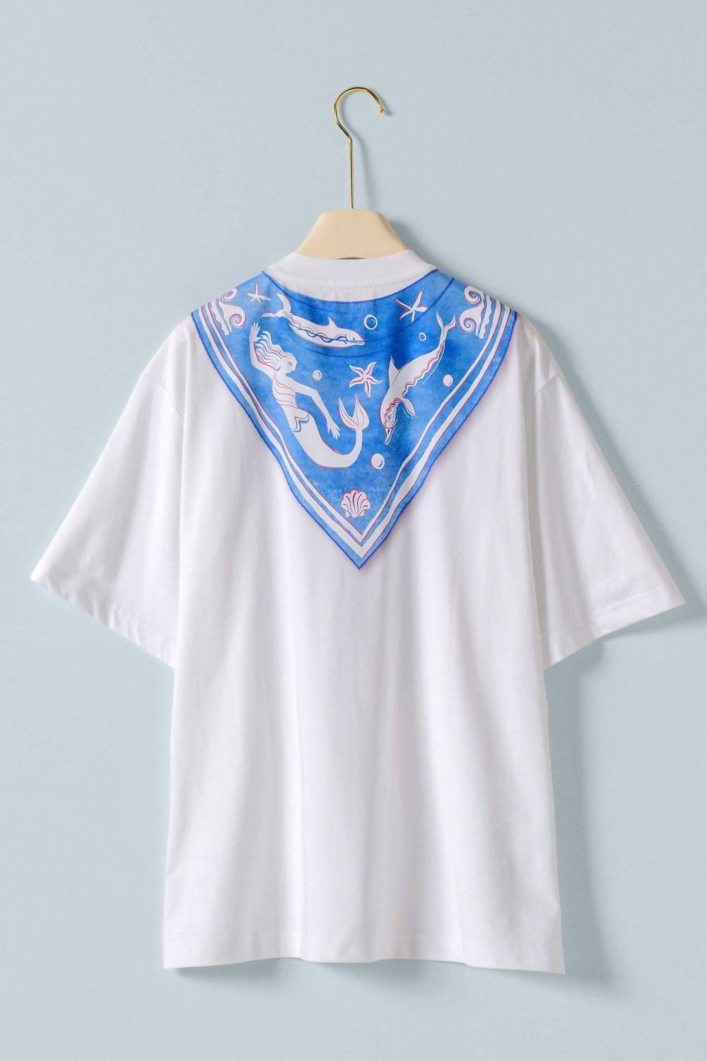Urban Daizy - Nautical Printed Bandana Tee