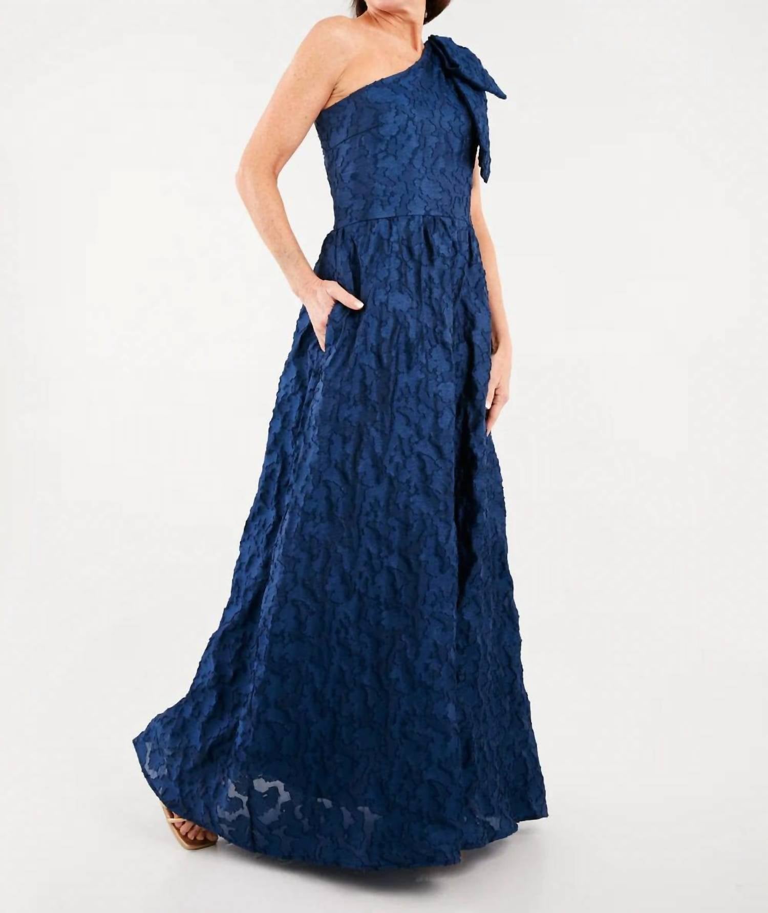 Abbey Glass - Caroline One-shoulder Gown