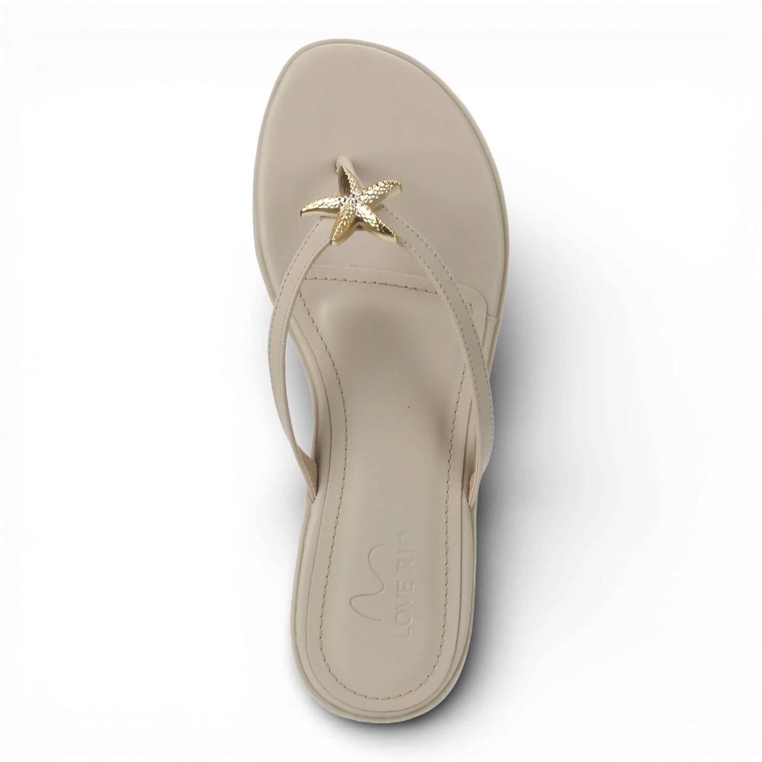 Love Rio - Women's Sandy Thong Flat Sandal