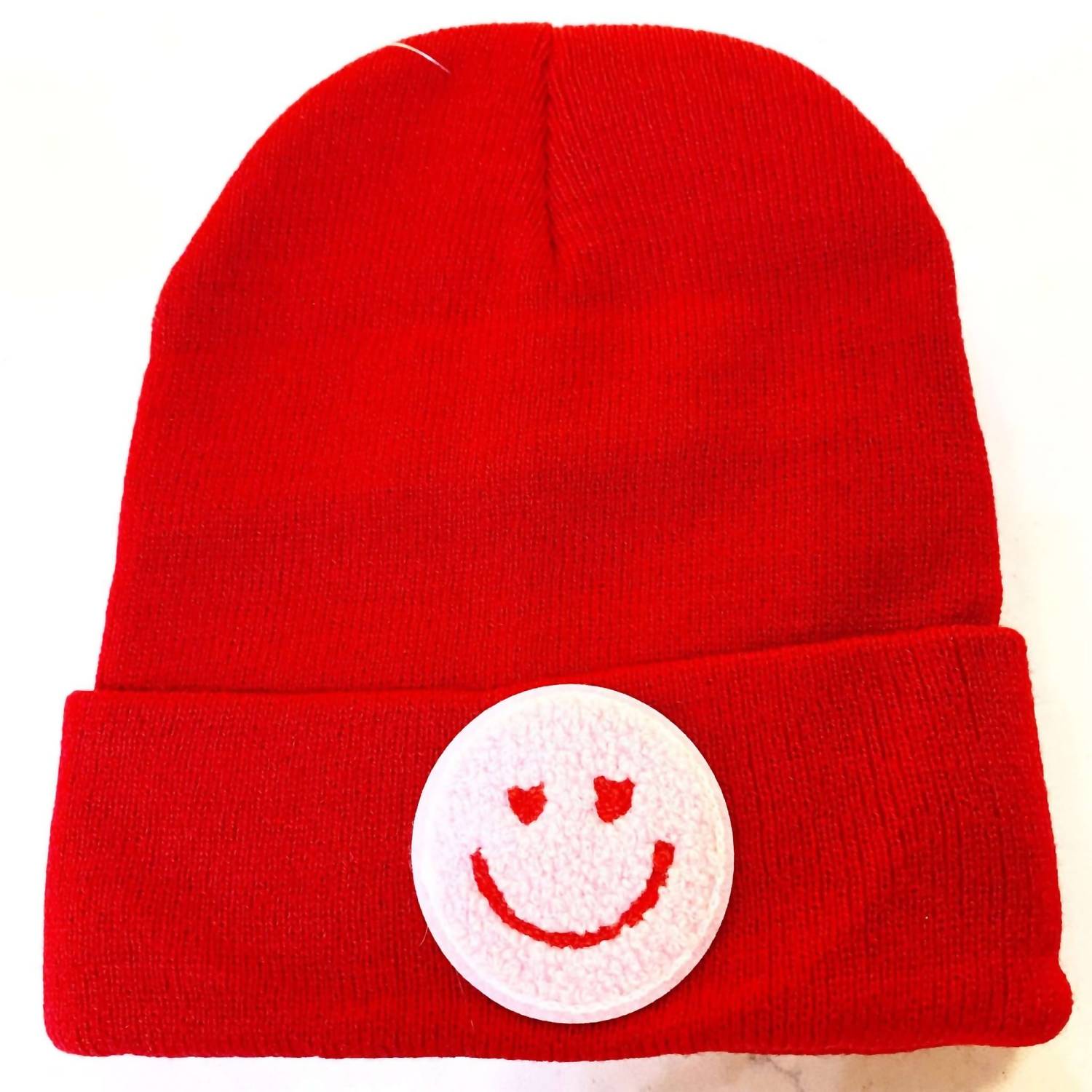 Natalie Chang - Women's Valentines Smiley Face Hat