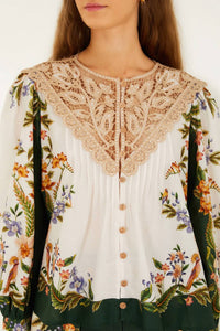 Farm Rio - Short Sleeve Blouse