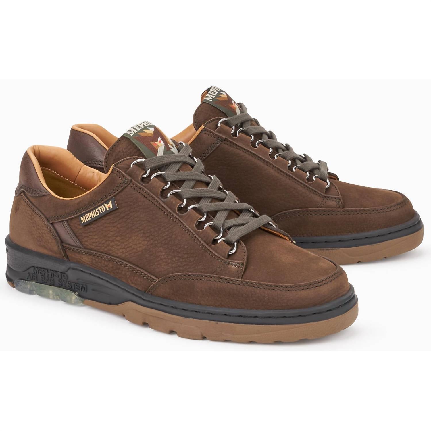 MEPHISTO Men's Mick Casual Shoes in dark brown - men's sneaker