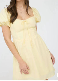 Blu Pepper - Taylor Puff Sleeve Mini Dress