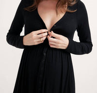 Hatch - The Softest Rib Nursing Maxi Dress