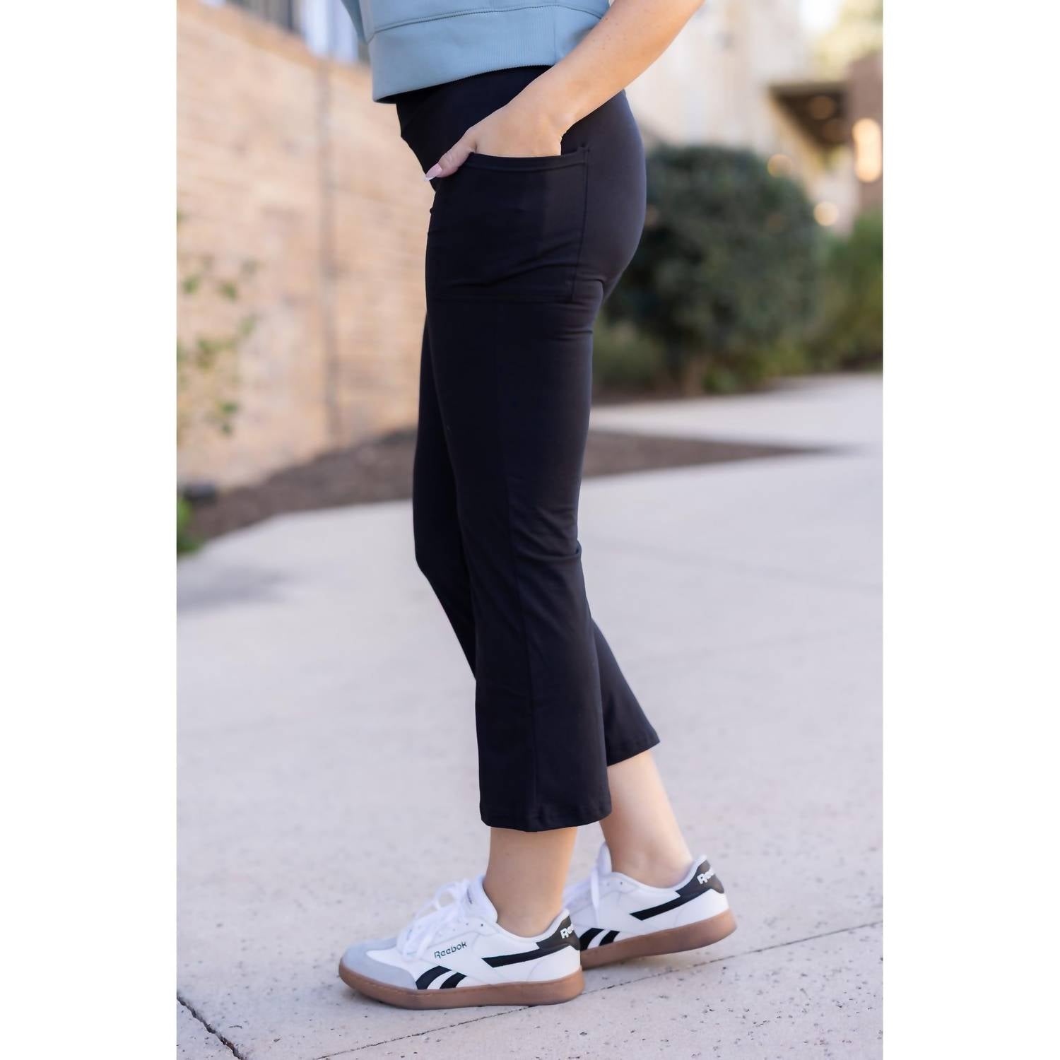 Julia Rose - Delilah Kick Flare With Pockets Leggings