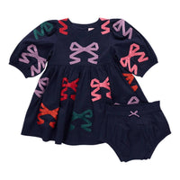 PINK CHICKEN Brooke Dress Set in multi bow applique - kids' dress - view 4