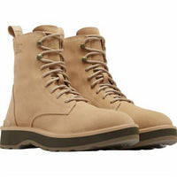 SOREL Women's Hi-Line Lace Boot in omega taupe - women's shoe