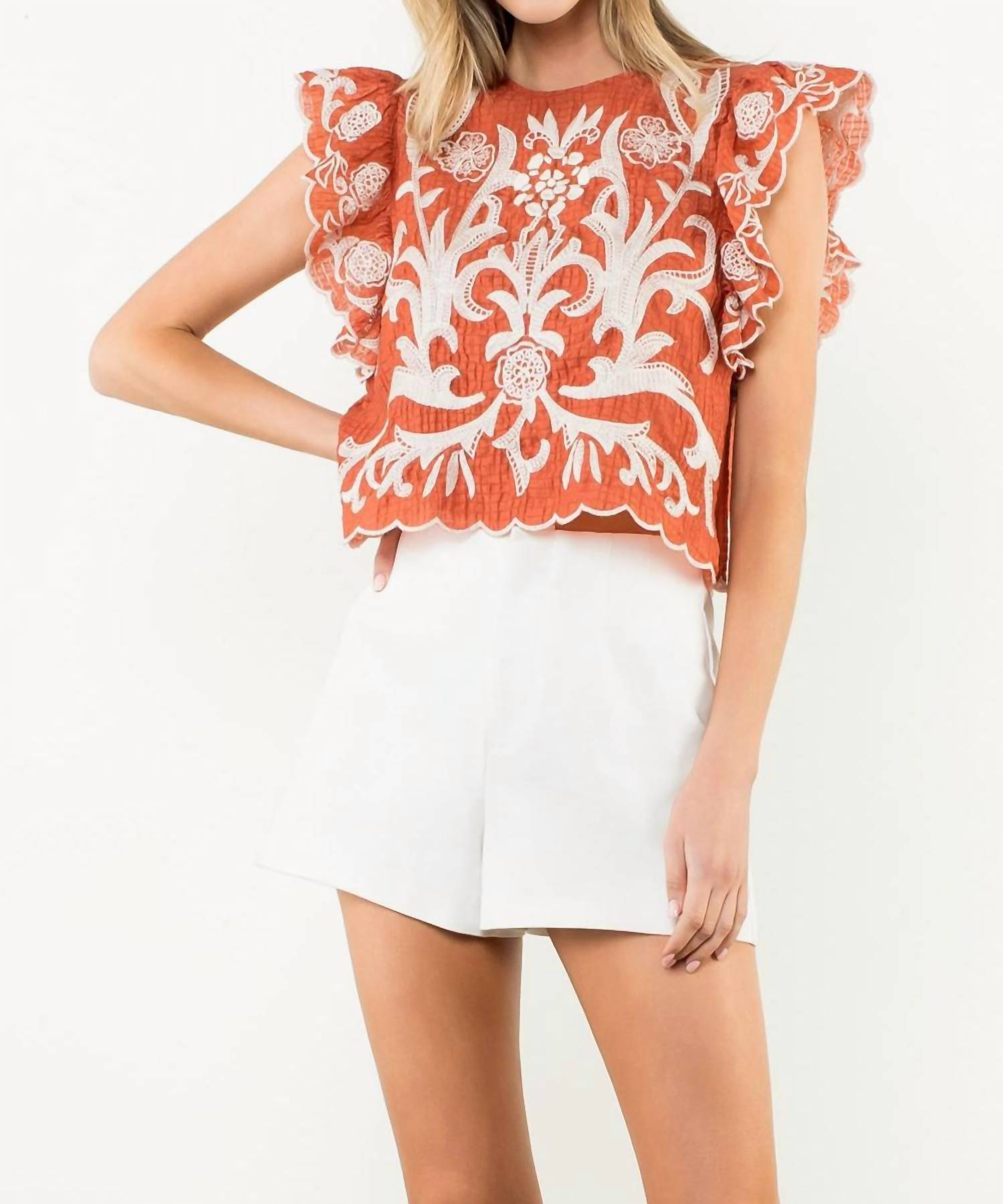 Thml - Marcia Flutter Sleeve Top