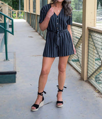 Sadie & Sage - Jada Stripe Romper