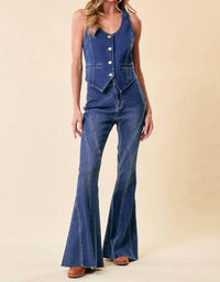 Saints & Hearts - Denim Western Dream Vest