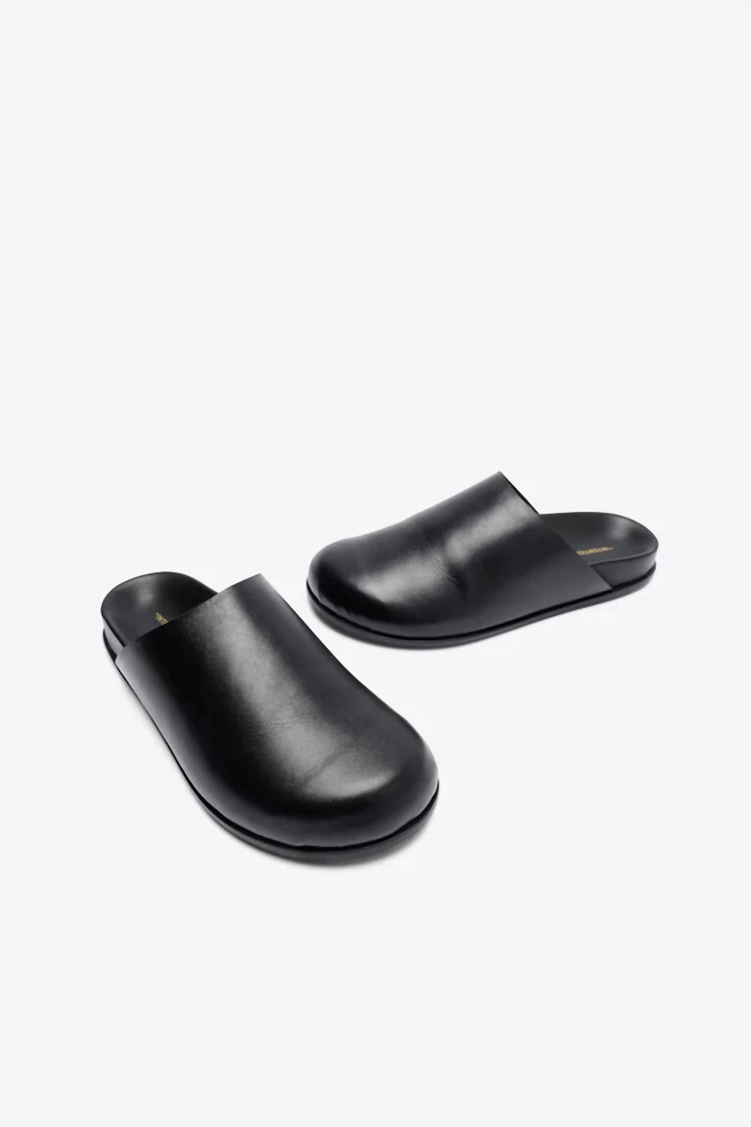 Intentionally Blank - Women Agatha Leather Slip On Mules