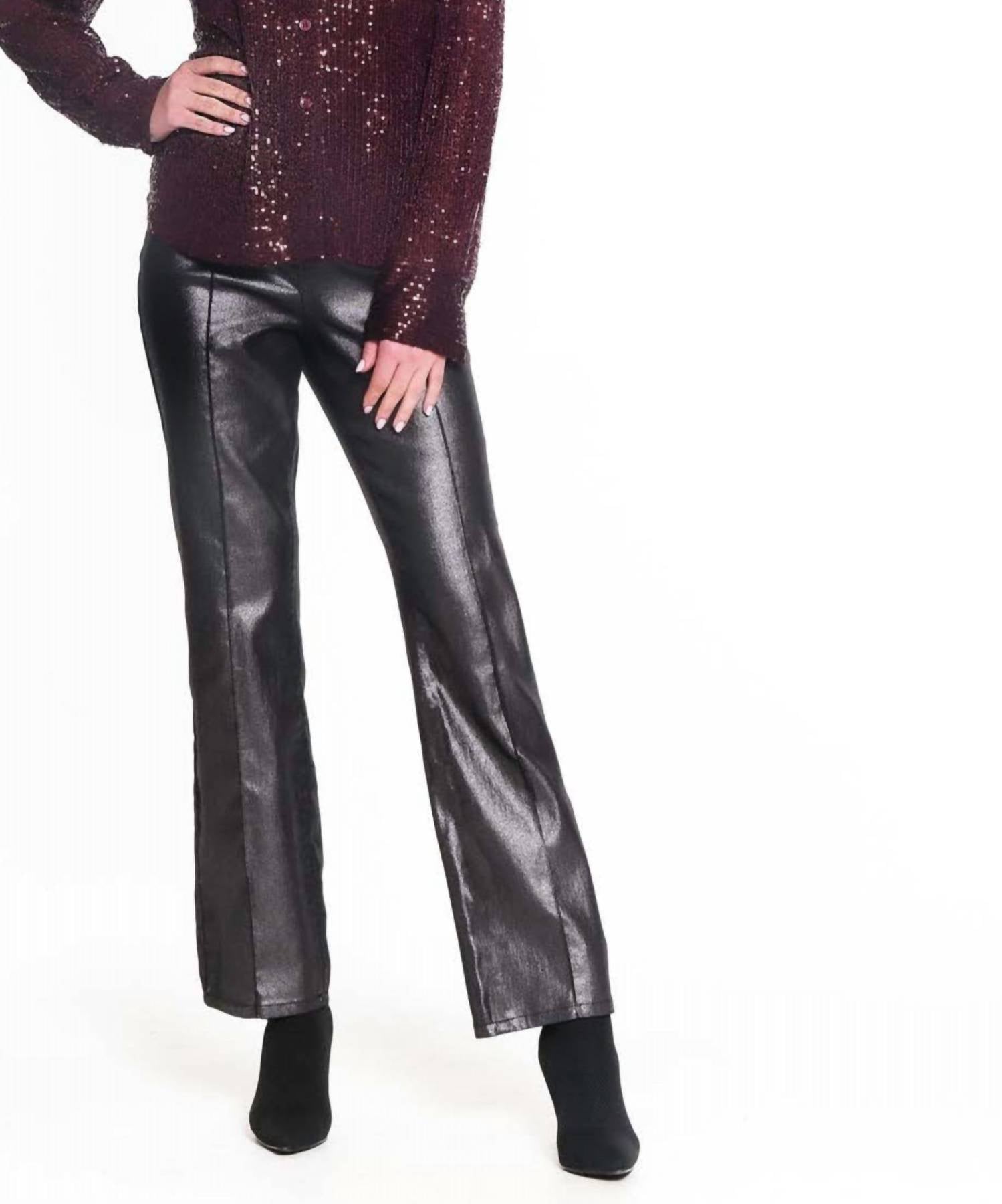 Tru Luxe - Foil Printed Bootcut Jean