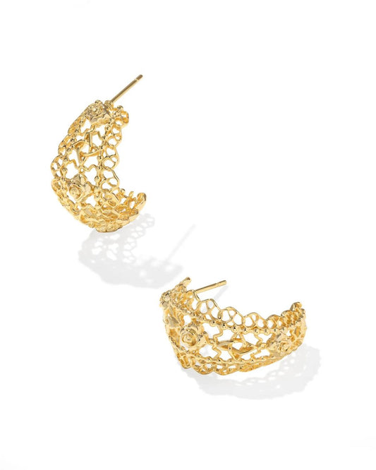 Kendra Scott - Women's Lace Huggie Earrings