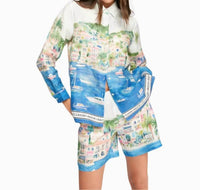 Vilagallo - Coastal City Print Short