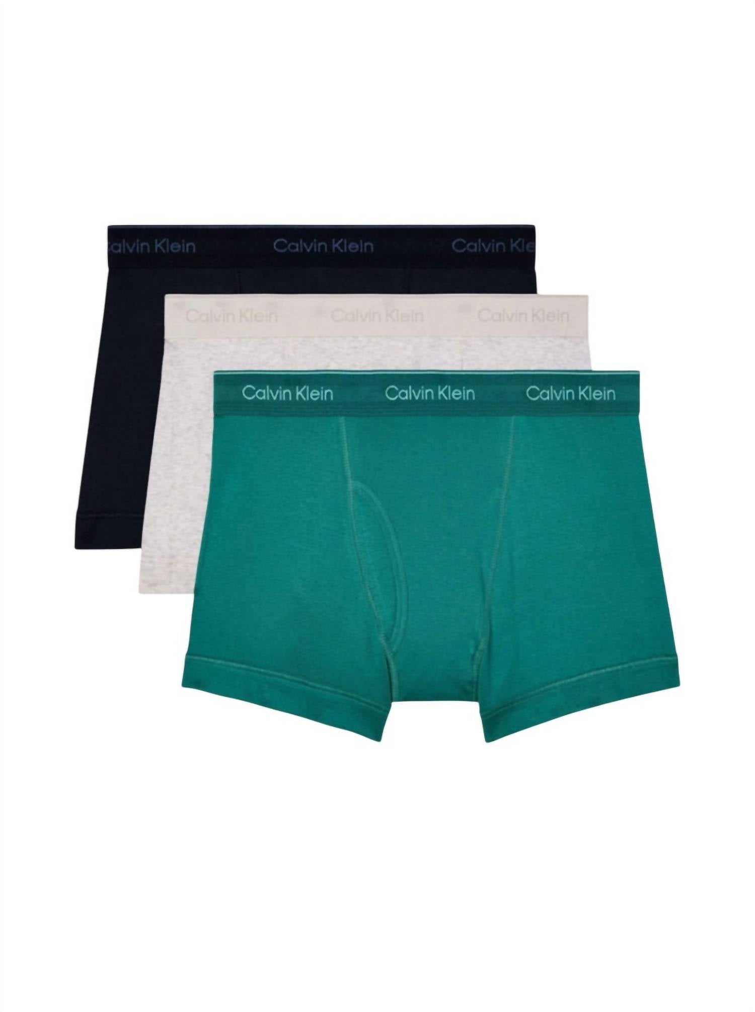 Calvin Klein - Men's Underwear Cotton Classics Trunk 3 Pack - Plus