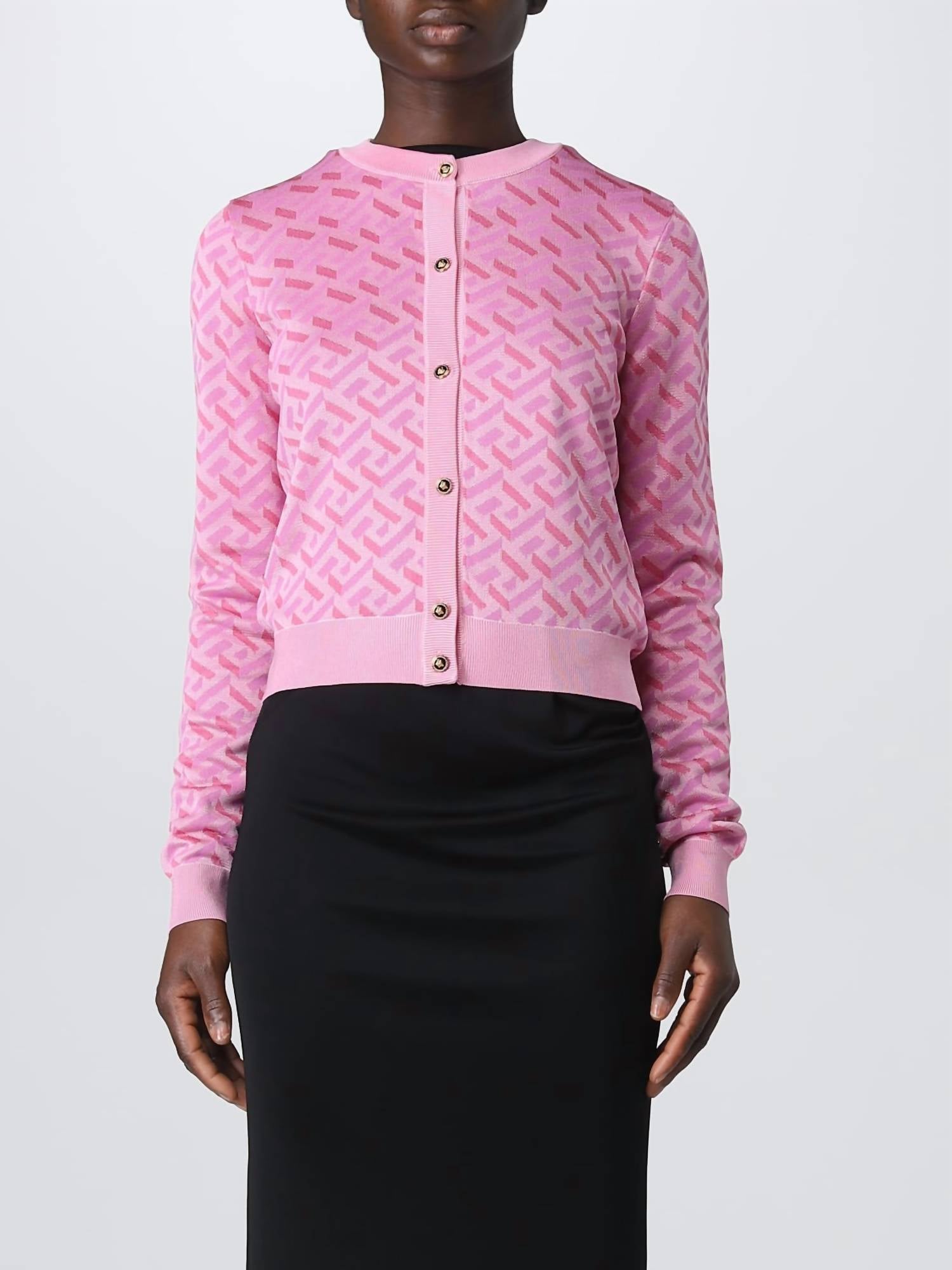 Versace - La Greca Jacquard Cardigan