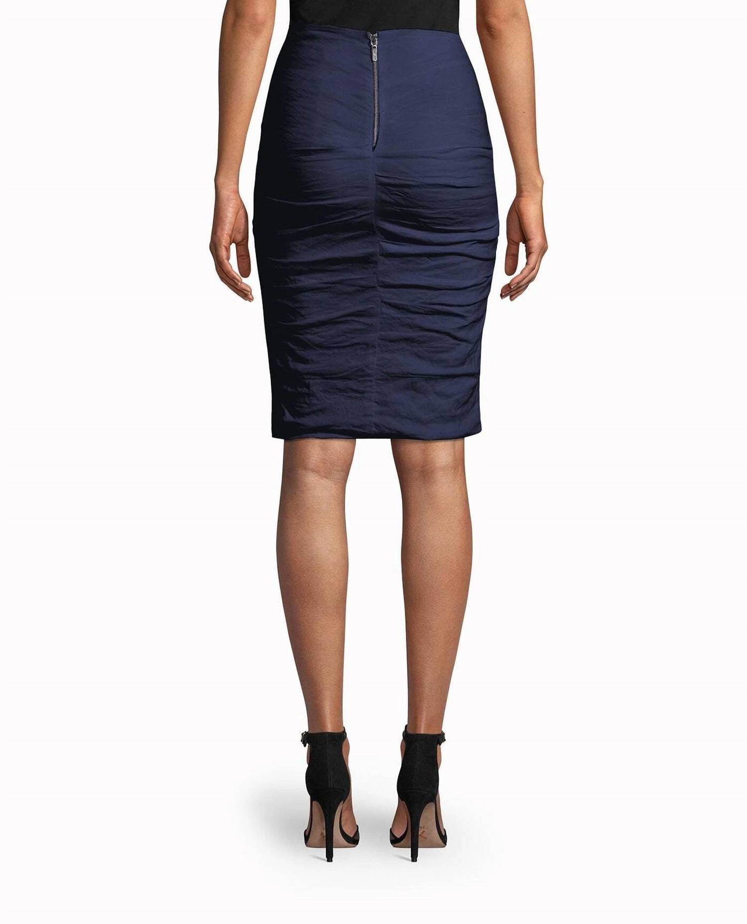 Nicole Miller - Cotton Metal Mini Skirt