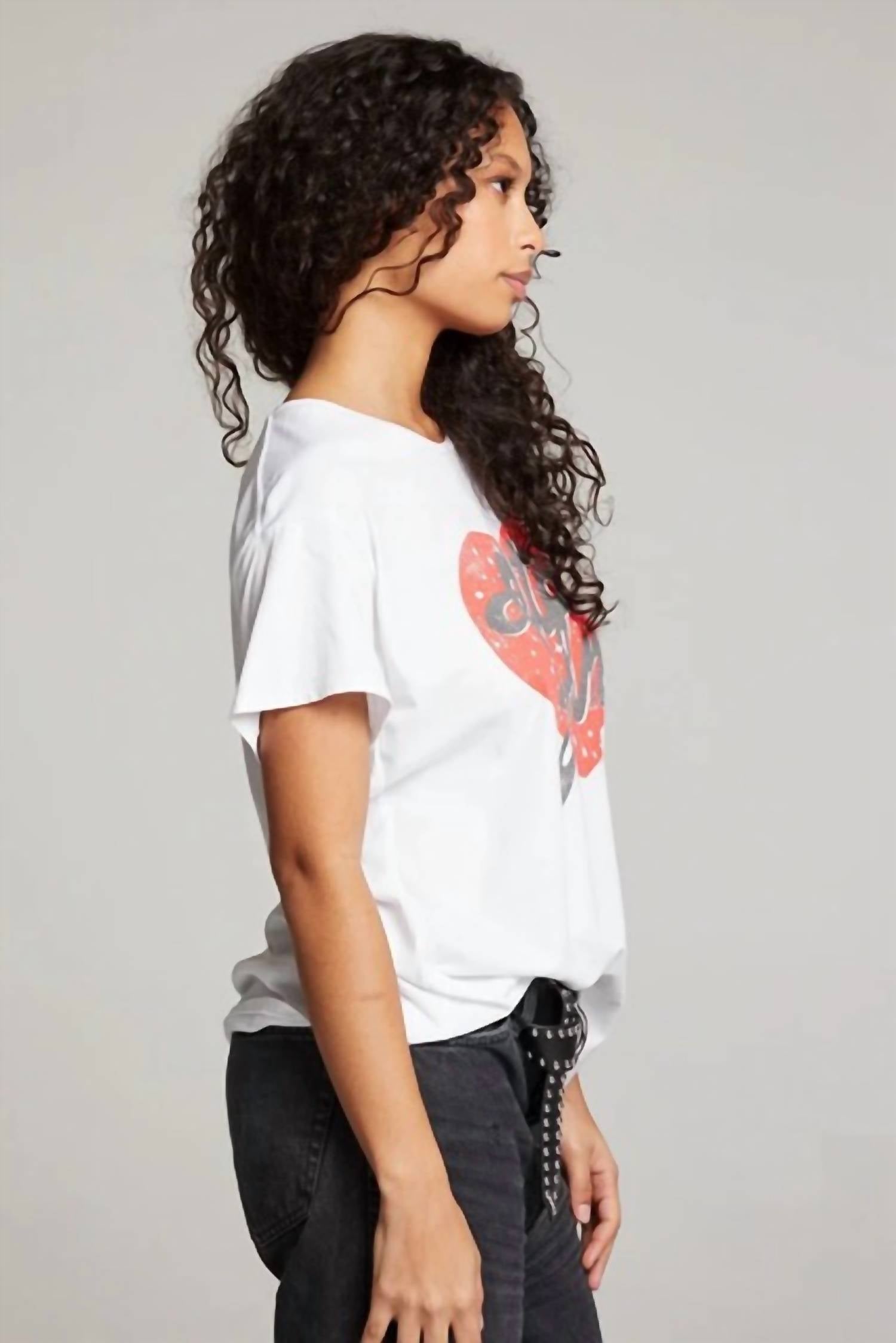 Chaser - Elton John Script Logo Heart Graphic Tee