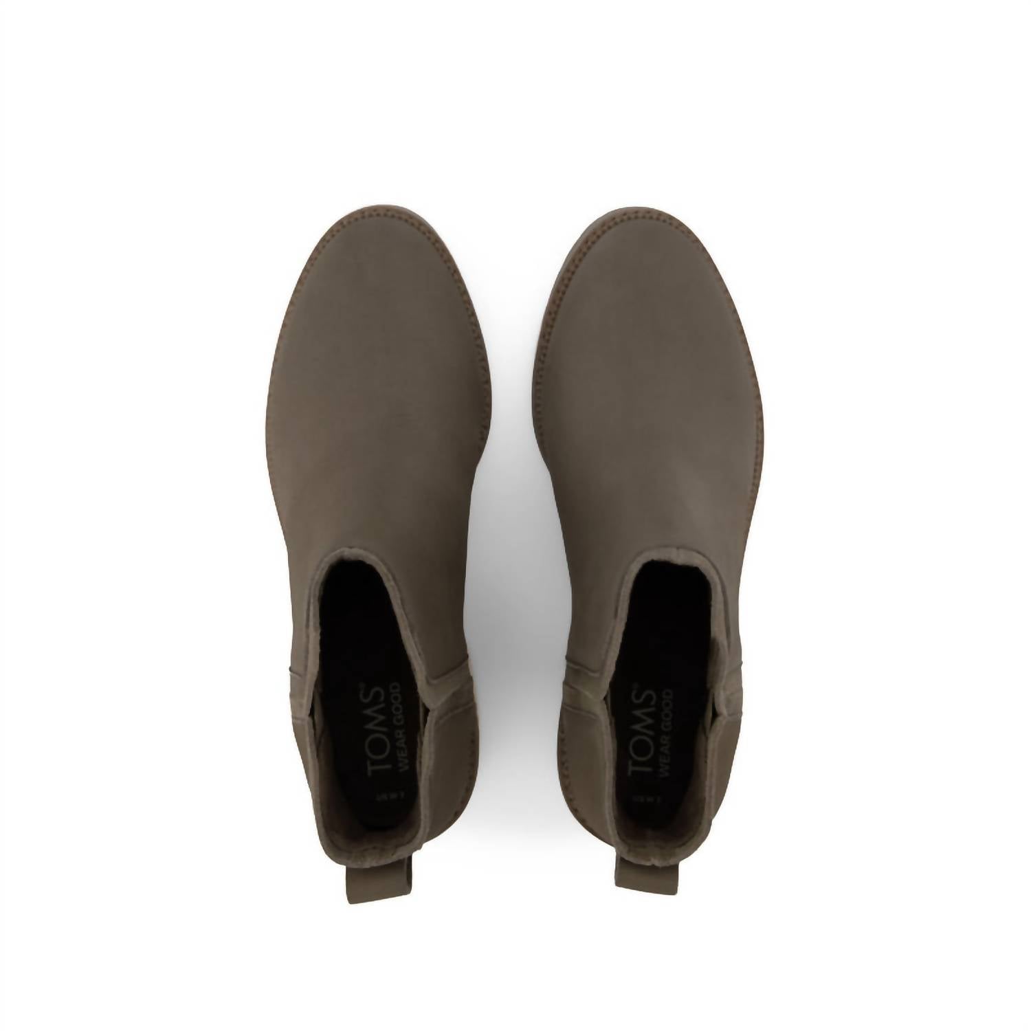TOMS Women's Hailey Boot in green - women's shoe - alternate view