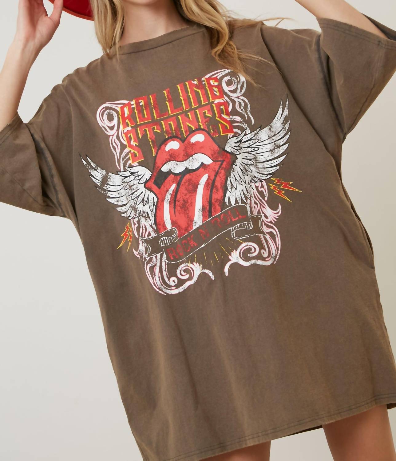 Fantastic Fawn - Rolling Stones Graphic T-shirt Dress