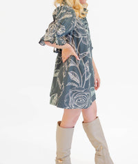 Tcec - Bell Sleeve Mini Dress