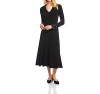 Karen Kane - Kate Beaded Sleeve Midi Travel Dress