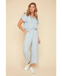 Renuar - Striped Button Down Blouse