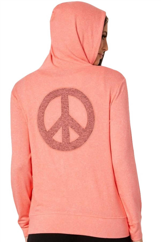 Zip PEACE Hoodie