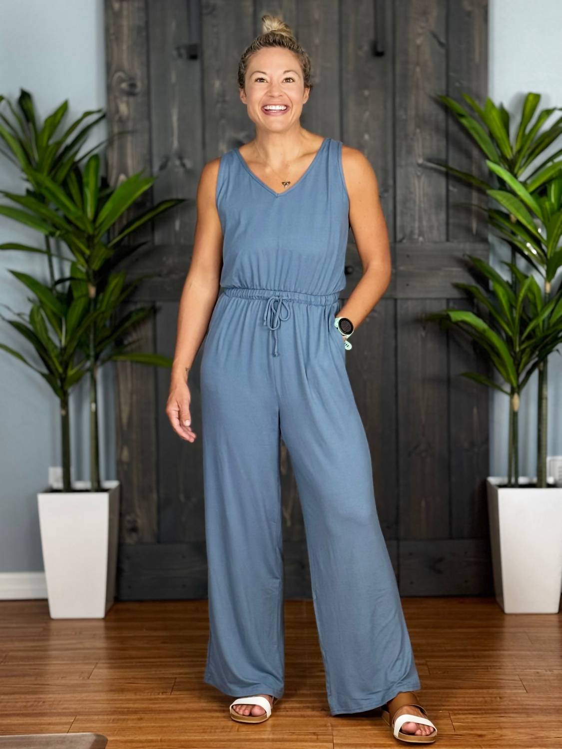 Dm Merchandising - Vineyard Wide Leg Jumpsuit