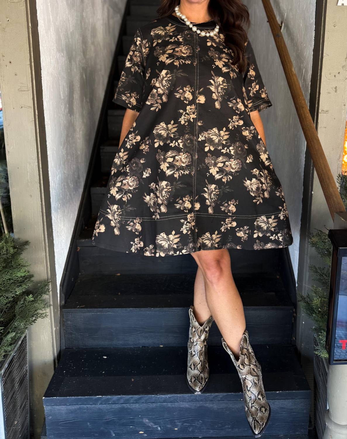 Entro - Camila Floral Mini Dress