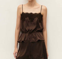 Elodie - Diora Satin Lace Tank Top