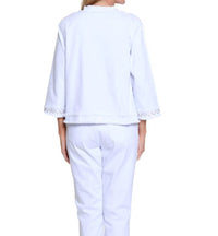 Multiples I’m Taken Jacket in white - women's jacket - alternate view
