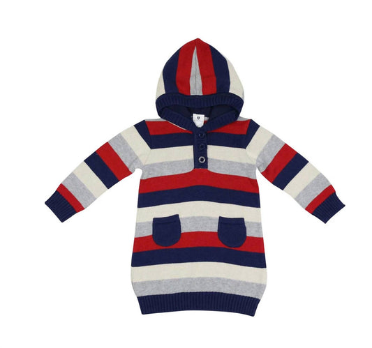 Korango Usa - Girl's Stars Hooded Knit Sweater Dress