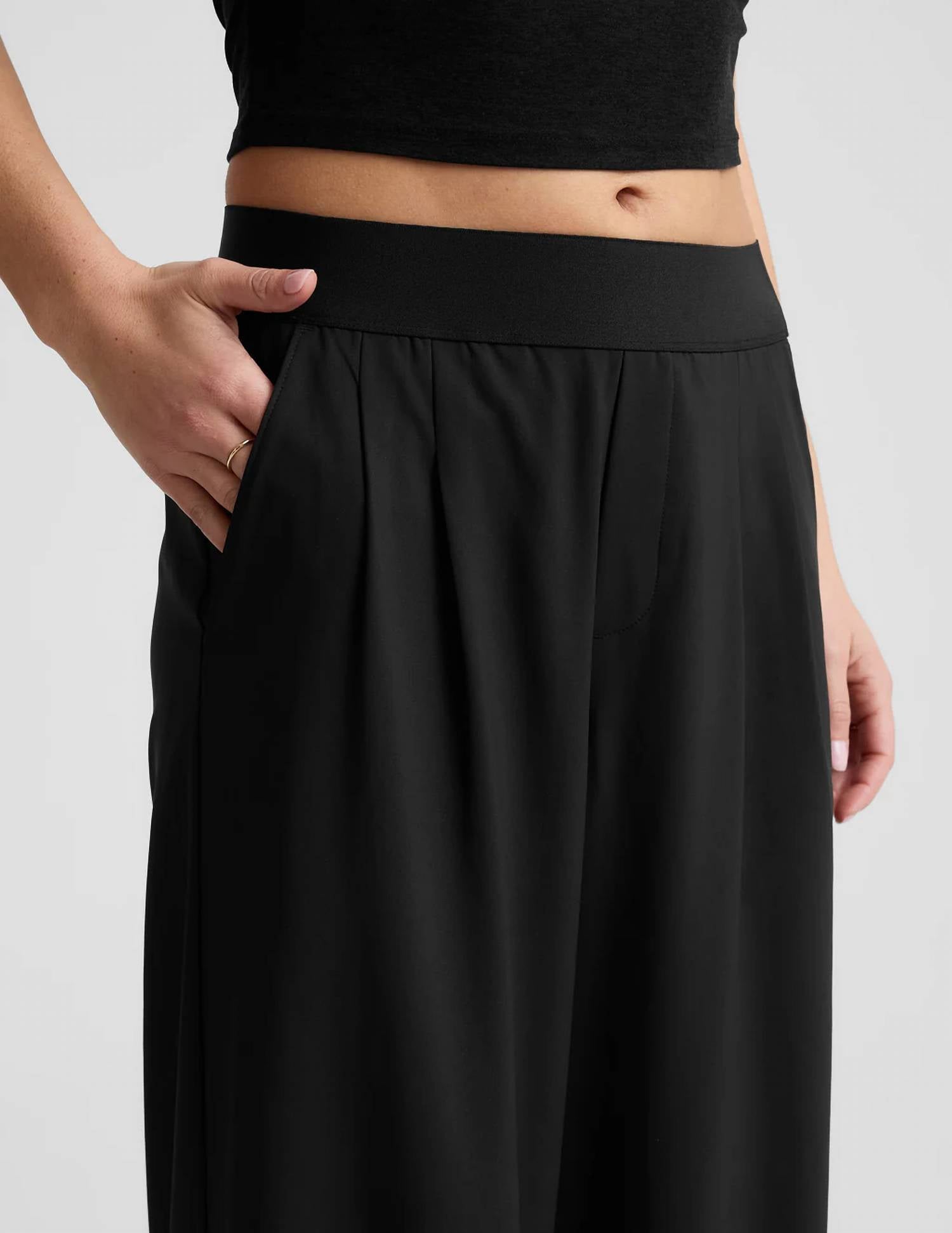 Beyond Yoga - Elasticated Wide Leg Pant