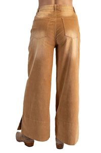 Easel - Stretch Baby Corduroy Wide Leg Pants