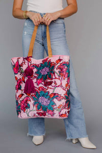 Panache Apparel - Women's Floral Tote Bag