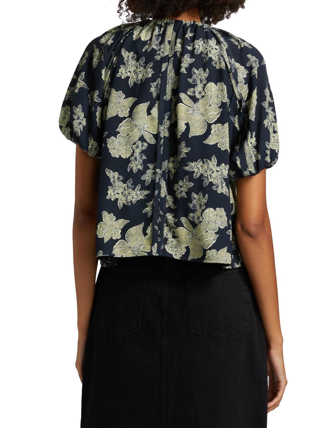 Ulla Johnson - Marcelena Floral Tieneck Blouse