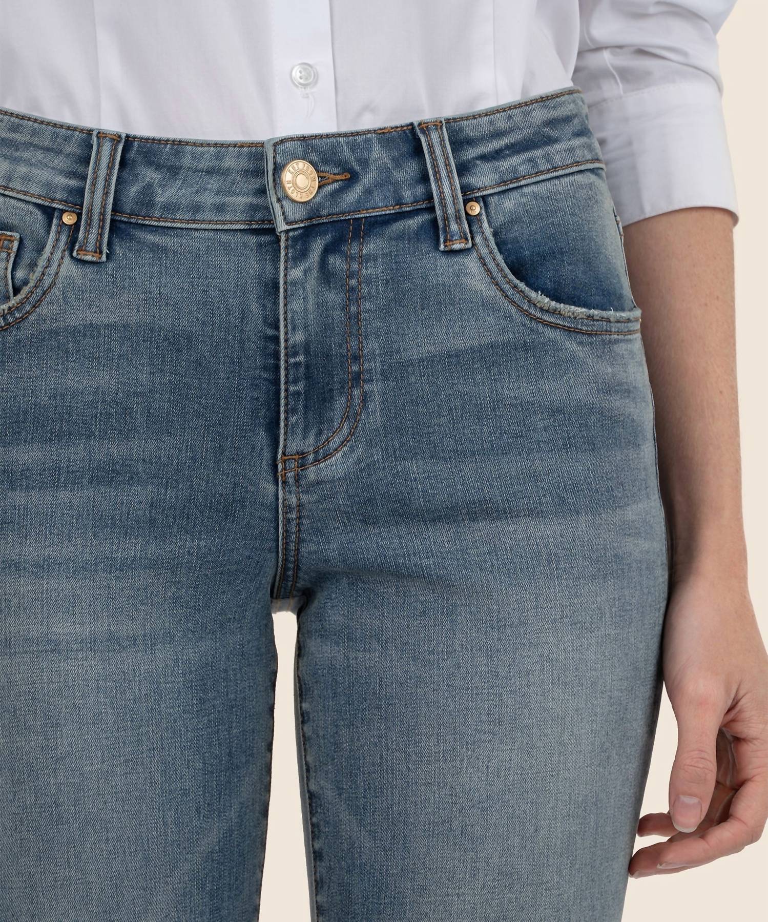 Kut From The Kloth - Natalie Mid Rise Flare Pants
