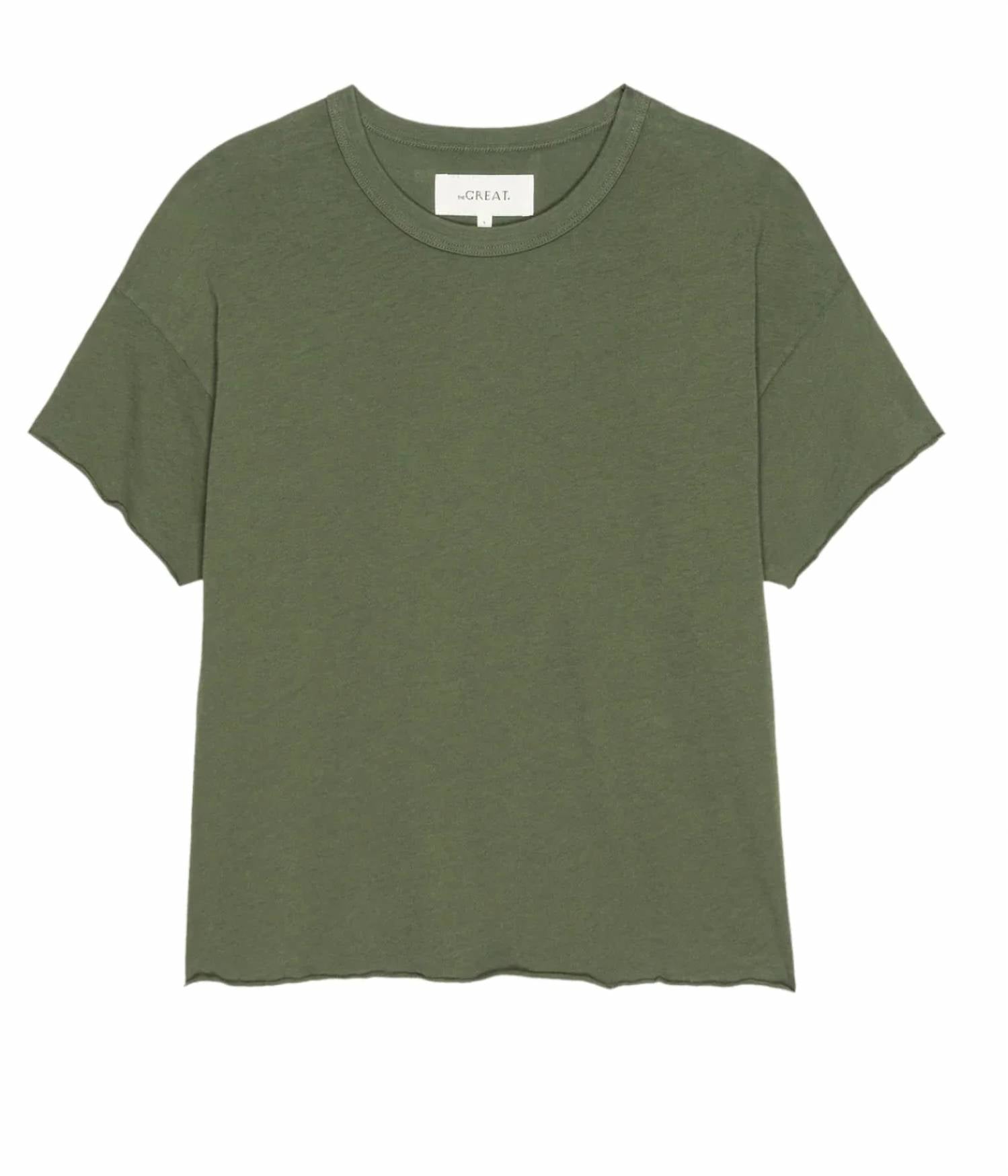 The Great. - Crop Short Sleeve Tee