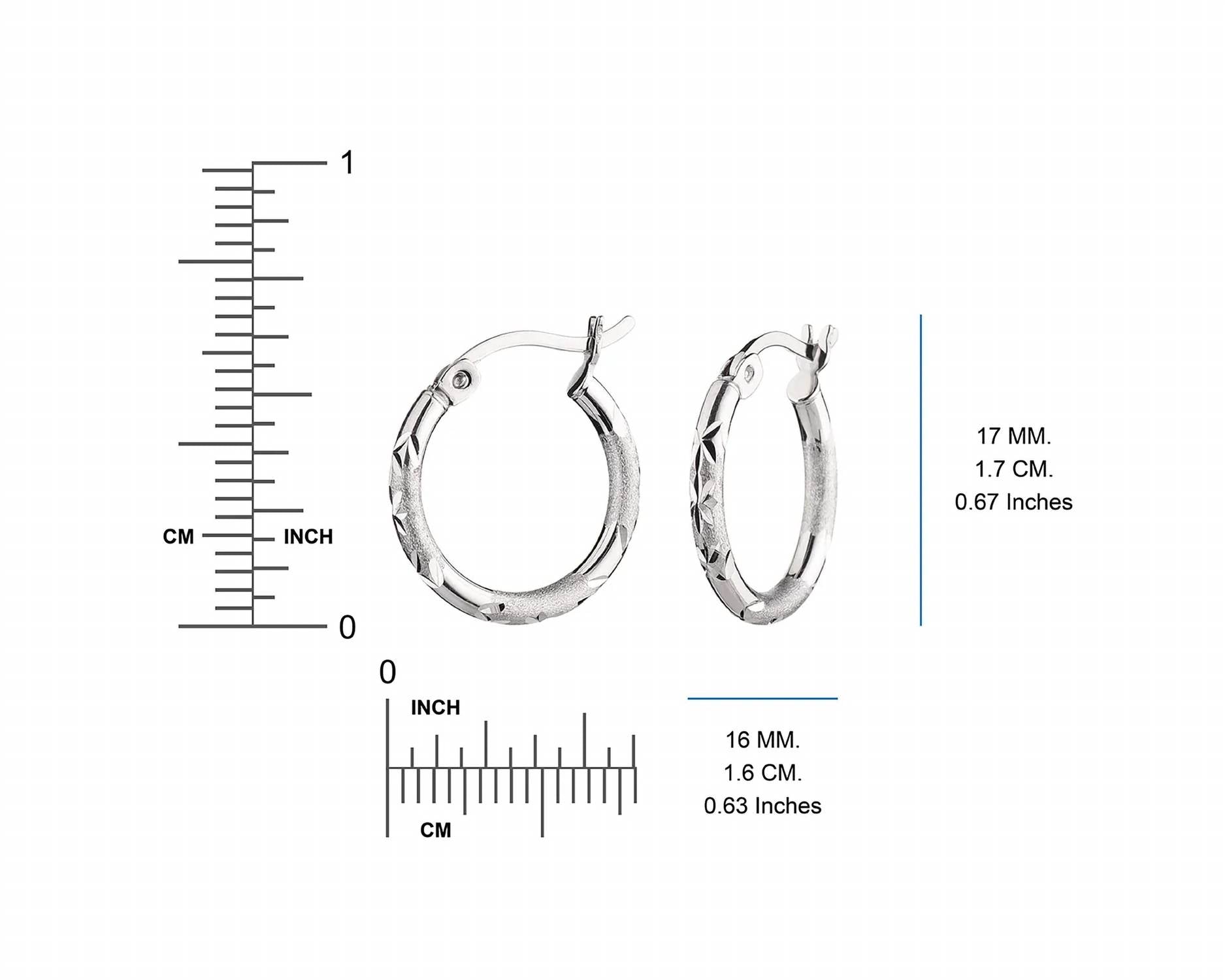 Gold & Honey - Women's Small Hoop Earrings - Set Of 3