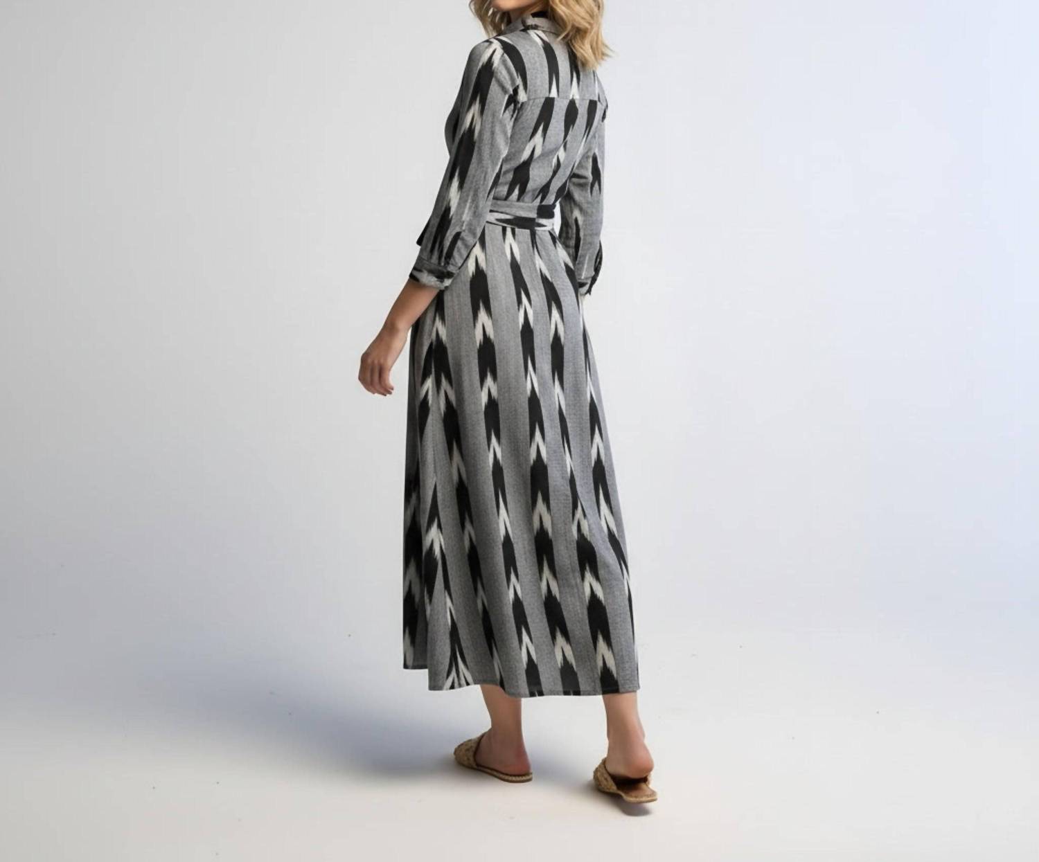 Guadalupe Design - Luciana Ikat Midi Dress