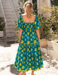 Pink City Prints - Colette Midi Dress