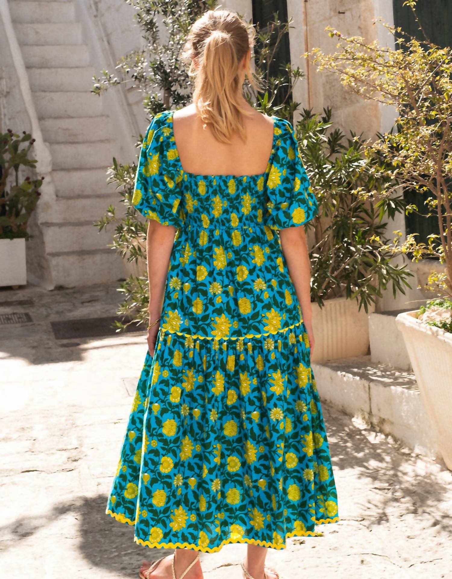 Pink City Prints - Colette Midi Dress