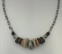 Legend Or Lies - Women's Short Center Stacked Beaded Necklace