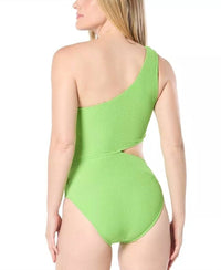 Michael Kors - One Shoulder Side Cutout Swimsuit